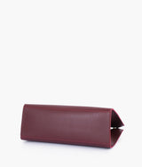 Burgundy signature tote handbag