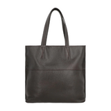 Classic Espresso Leather Tote