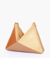 Caramel color triangle flex bag