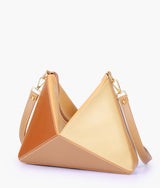 Caramel color triangle flex bag