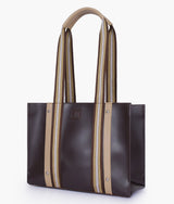 Dark brown  strap  bag