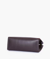 Dark brown signature tote bag for women