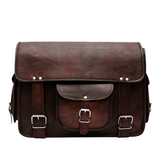 Chestnut Heritage Leather Messenger Bag