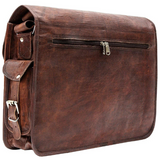 Chestnut Heritage Leather Messenger Bag