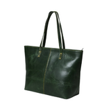 Forest Grace Leather Tote