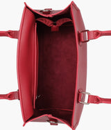 Red color small satchel bag