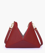 Red color triangle flex bag