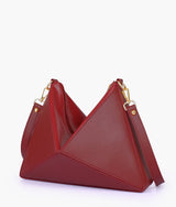 Red color triangle flex bag