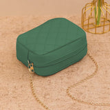 Green cream bag