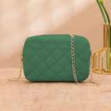 Green cream bag