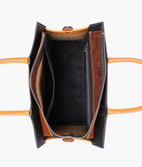 Mustard color vintage handbag
