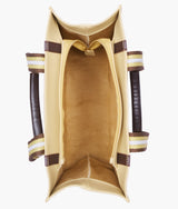 Beige long strap  handbag
