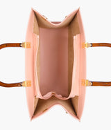 Peach signature tote handbag