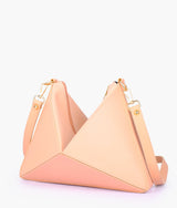 Peach color triangle flex bag