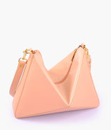 Peach color triangle flex bag