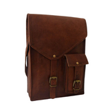Handcrafted Brown Leather Vintage Bag