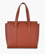 Rust carry-all satchel