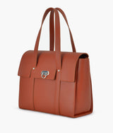 Rust carry-all satchel