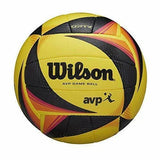 Wilson Ballon de Volleyball de Plage Taille Officielle AVP – Jaune/Noir – 280 g